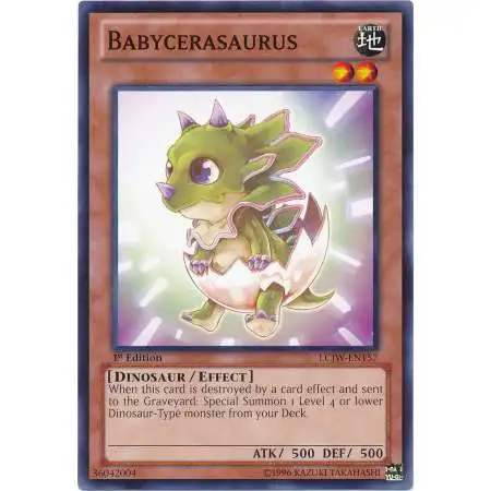 YuGiOh Trading Card Game Legendary Collection 4: Joey's World Common Babycerasaurus LCJW-EN157
