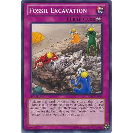 YuGiOh Trading Card Game Legendary Collection 4: Joey's World Common Fossil Excavation LCJW-EN165