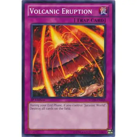 YuGiOh Trading Card Game Legendary Collection 4: Joey's World Common Volcanic Eruption LCJW-EN168