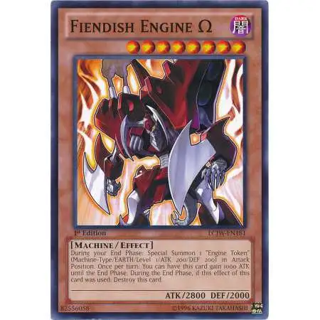 YuGiOh Trading Card Game Legendary Collection 4: Joey's World Common Fiendish Engine Omega LCJW-EN181