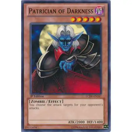 YuGiOh Trading Card Game Legendary Collection 4: Joey's World Common Patrician of Darkness LCJW-EN187