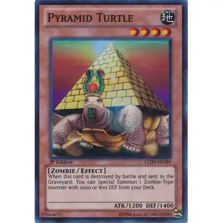 YuGiOh Trading Card Game Legendary Collection 4: Joey's World Super Rare Pyramid Turtle LCJW-EN189