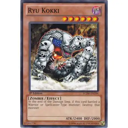 YuGiOh Trading Card Game Legendary Collection 4: Joey's World Common Ryu Kokki LCJW-EN194