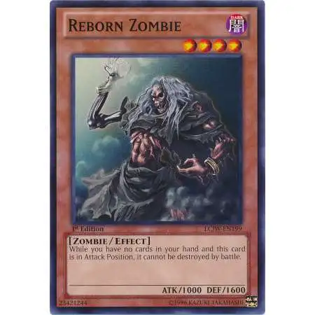 YuGiOh Trading Card Game Legendary Collection 4: Joey's World Common Reborn Zombie LCJW-EN199
