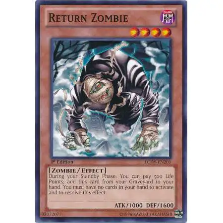 YuGiOh Trading Card Game Legendary Collection 4: Joey's World Common Return Zombie LCJW-EN201