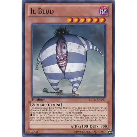 YuGiOh Trading Card Game Legendary Collection 4: Joey's World Common Il Blud LCJW-EN203