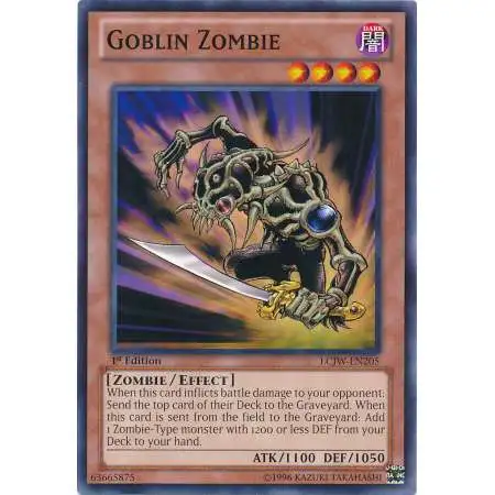 YuGiOh Trading Card Game Legendary Collection 4: Joey's World Common Goblin Zombie LCJW-EN205