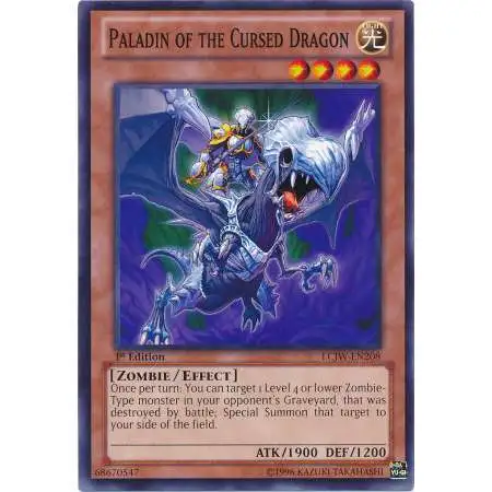 YuGiOh Trading Card Game Legendary Collection 4: Joey's World Common Paladin of the Cursed Dragon LCJW-EN208