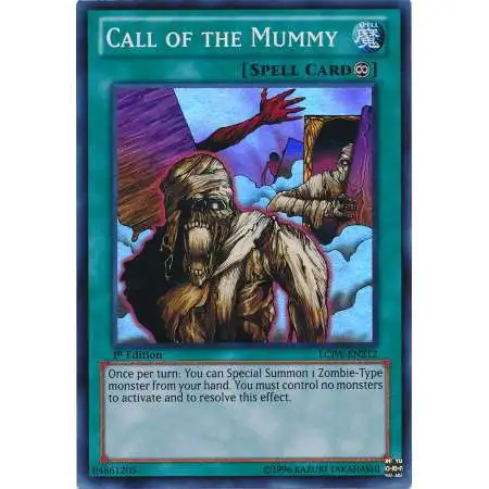 YuGiOh Trading Card Game Legendary Collection 4: Joey's World Super Rare Call of the Mummy LCJW-EN212