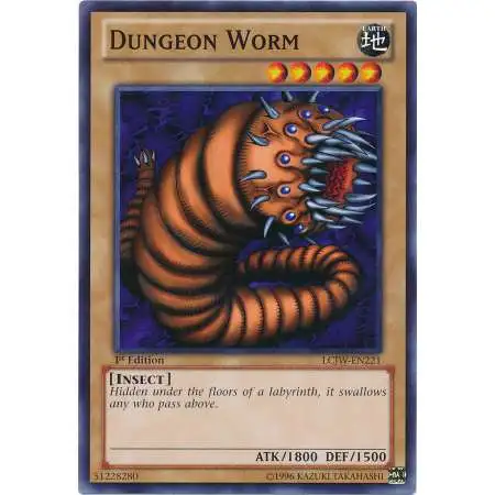YuGiOh Trading Card Game Legendary Collection 4: Joey's World Common Dungeon Worm LCJW-EN221
