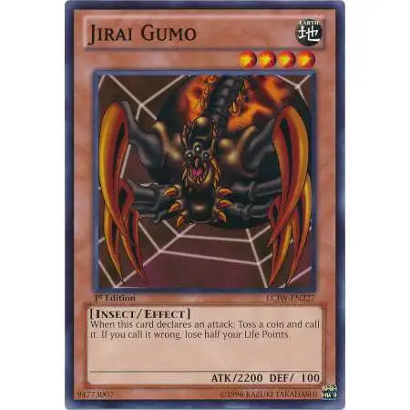 YuGiOh Trading Card Game Legendary Collection 4: Joey's World Common Jirai Gumo LCJW-EN227