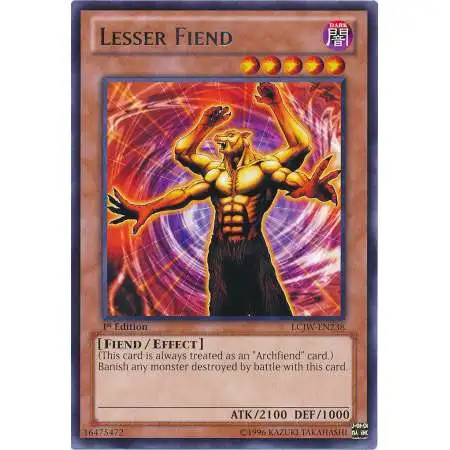YuGiOh Trading Card Game Legendary Collection 4: Joey's World Rare Lesser Fiend LCJW-EN238