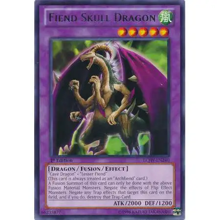 YuGiOh Trading Card Game Legendary Collection 4: Joey's World Rare Fiend Skull Dragon LCJW-EN240
