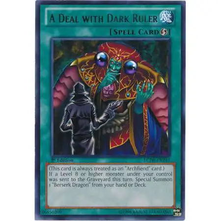 YuGiOh Trading Card Game Legendary Collection 4: Joey's World Rare A Deal with Dark Ruler LCJW-EN241