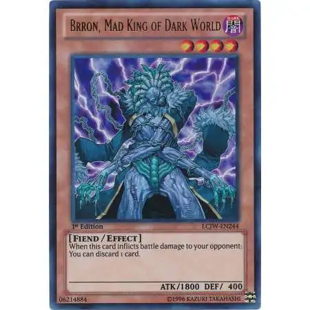 YuGiOh Trading Card Game Legendary Collection 4: Joey's World Ultra Rare Brron, Mad King of Dark World LCJW-EN244