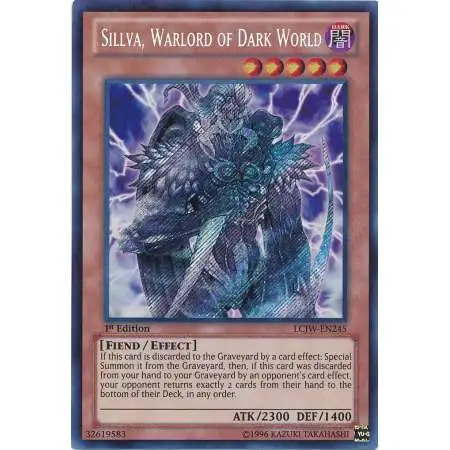 YuGiOh Trading Card Game Legendary Collection 4: Joey's World Secret Rare Sillva, Warlord of Dark World LCJW-EN245