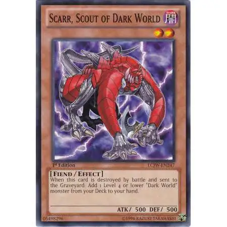 YuGiOh Trading Card Game Legendary Collection 4: Joey's World Common Scarr, Scout of Dark World LCJW-EN247