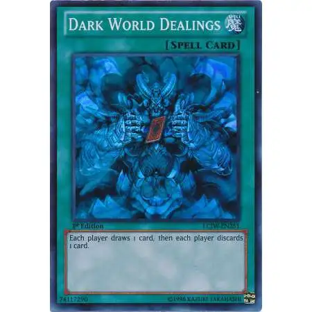 YuGiOh Trading Card Game Legendary Collection 4: Joey's World Super Rare Dark World Dealings LCJW-EN251