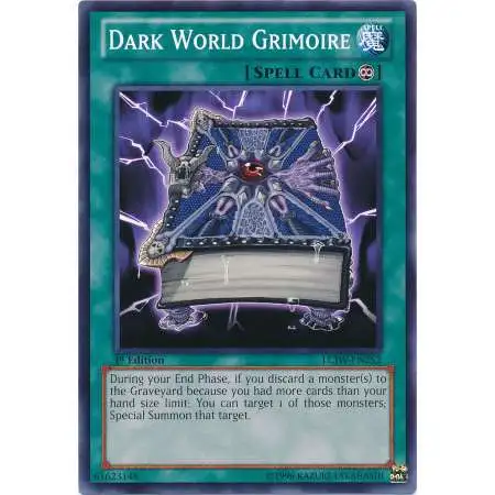 YuGiOh Trading Card Game Legendary Collection 4: Joey's World Common Dark World Grimoire LCJW-EN252