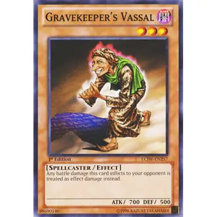 YuGiOh Trading Card Game Legendary Collection 4: Joey's World Common Gravekeeper's Vassal LCJW-EN257