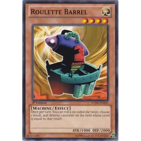 YuGiOh Trading Card Game Legendary Collection 4: Joey's World Common Roulette Barrel LCJW-EN263