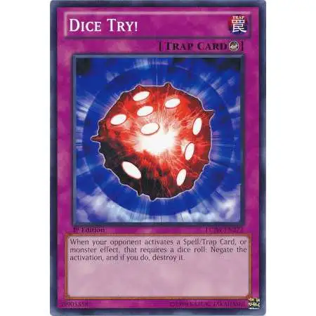 YuGiOh Trading Card Game Legendary Collection 4: Joey's World Common Dice Try! LCJW-EN272