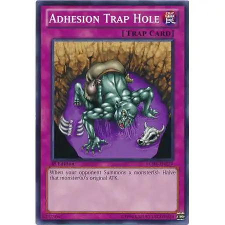 YuGiOh Trading Card Game Legendary Collection 4: Joey's World Common Adhesion Trap Hole LCJW-EN274