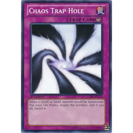 YuGiOh Trading Card Game Legendary Collection 4: Joey's World Common Chaos Trap Hole LCJW-EN278