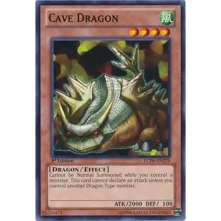 YuGiOh Trading Card Game Legendary Collection 4: Joey's World Common Cave Dragon LCJW-EN279
