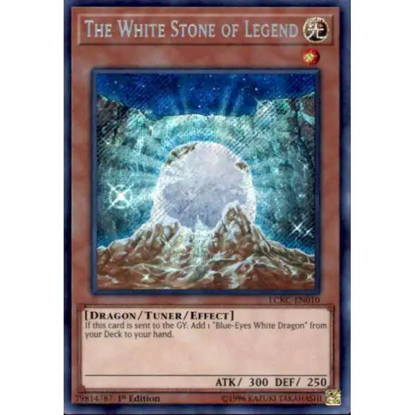 YuGiOh Trading Card Game Kaiba Legendary Collection Secret Rare The White Stone of Legend LCKC-EN010