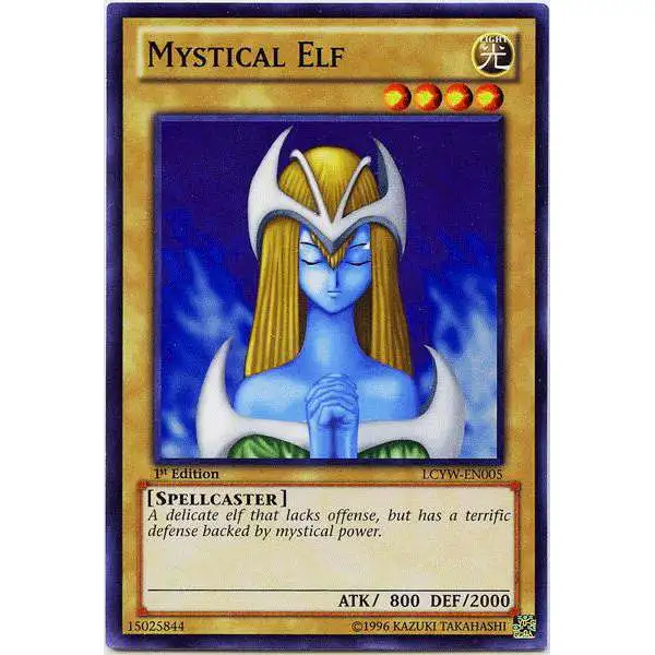 YuGiOh Trading Card Game Legendary Collection 3 Common Mystical Elf LCYW-EN005