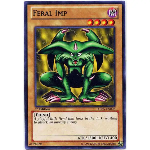 YuGiOh Trading Card Game Legendary Collection 3 Common Feral Imp LCYW-EN008