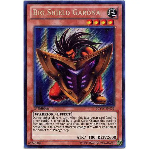 YuGiOh Trading Card Game Legendary Collection 3 Secret Rare Big Shield Gardna LCYW-EN032