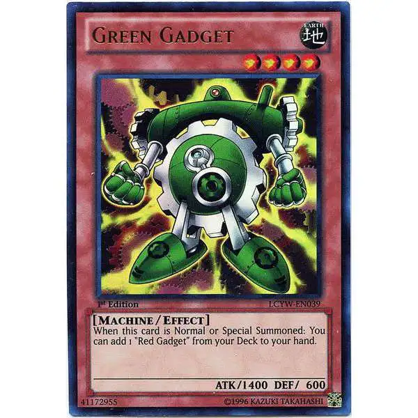 YuGiOh Trading Card Game Legendary Collection 3 Ultra Rare Green Gadget LCYW-EN039