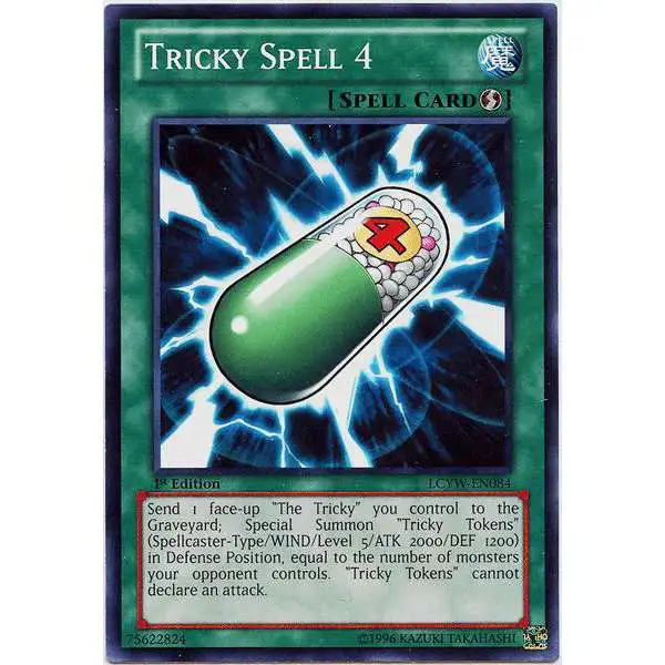 YuGiOh Trading Card Game Legendary Collection 3 Common Tricky Spell 4 LCYW-EN084