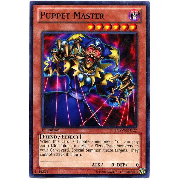YuGiOh Trading Card Game Legendary Collection 3 Common Puppet Master LCYW-EN122