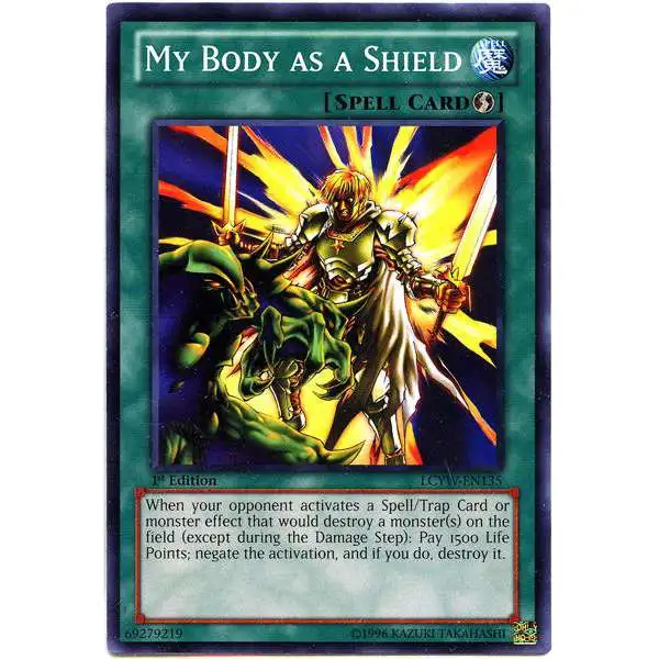 YuGiOh Trading Card Game Legendary Collection 3 Common My Body as a Shield LCYW-EN135