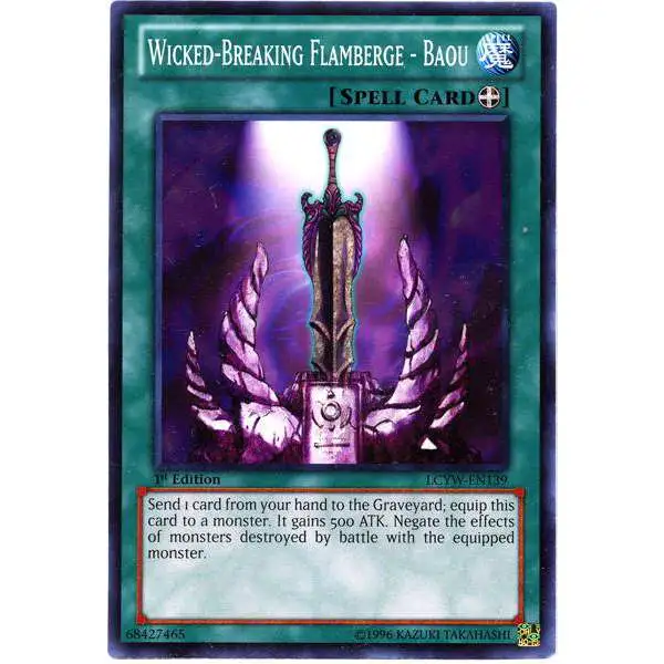 YuGiOh Trading Card Game Legendary Collection 3 Common Wicked-Breaking Flamberge - Baou LCYW-EN139