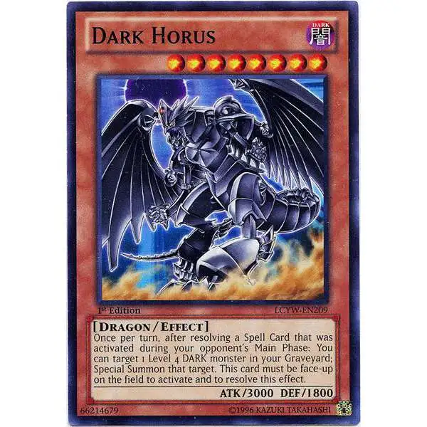 YuGiOh Trading Card Game Legendary Collection 3 Common Dark Horus LCYW-EN209