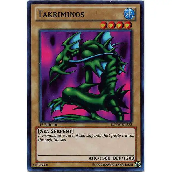 YuGiOh Trading Card Game Legendary Collection 3 Super Rare Takriminos LCYW-EN223