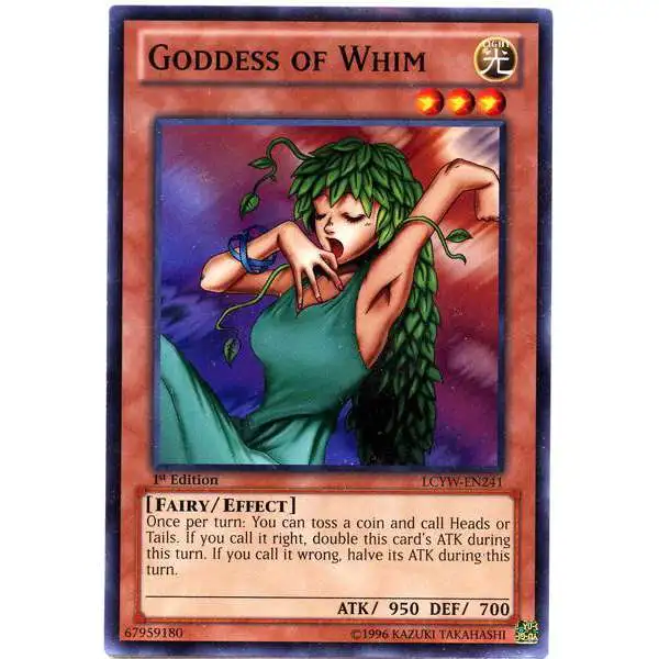 YuGiOh Trading Card Game Legendary Collection 3 Common Goddess of Whim LCYW-EN241