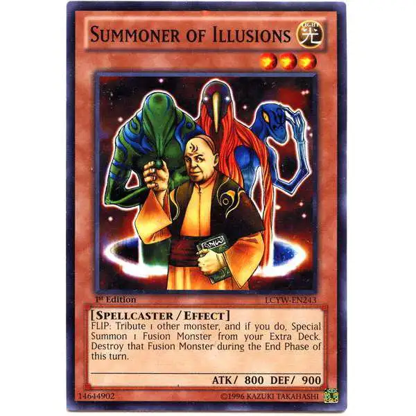 YuGiOh Trading Card Game Legendary Collection 3 Common Summoner of Illusions LCYW-EN243