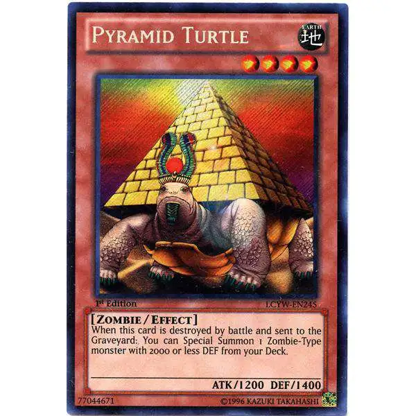 YuGiOh Trading Card Game Legendary Collection 3 Secret Rare Pyramid Turtle LCYW-EN245