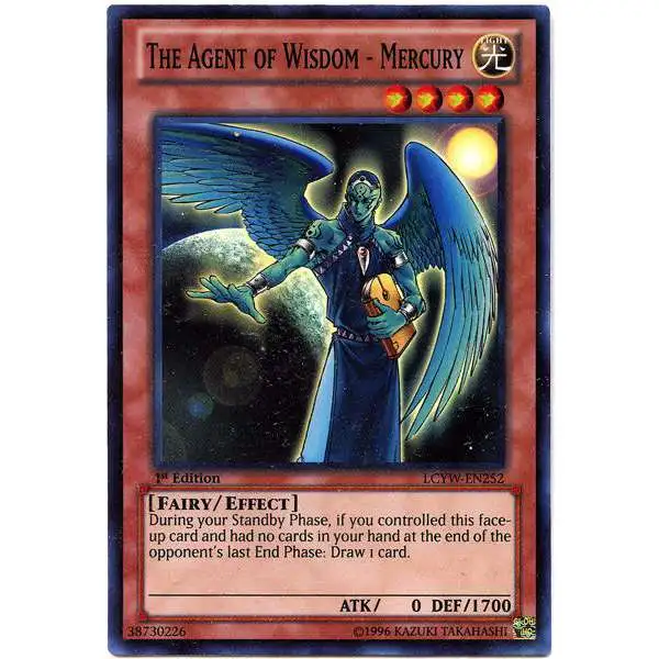 YuGiOh Trading Card Game Legendary Collection 3 Super Rare The Agent of Wisdom - Mercury LCYW-EN252