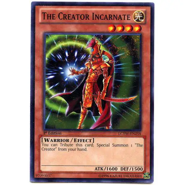 YuGiOh Trading Card Game Legendary Collection 3 Common The Creator Incarnate LCYW-EN258