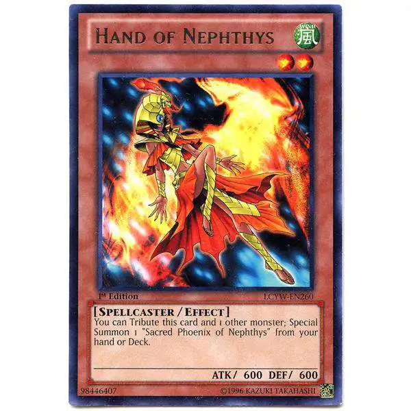 YuGiOh Trading Card Game Legendary Collection 3 Rare Hand of Nephthys LCYW-EN260