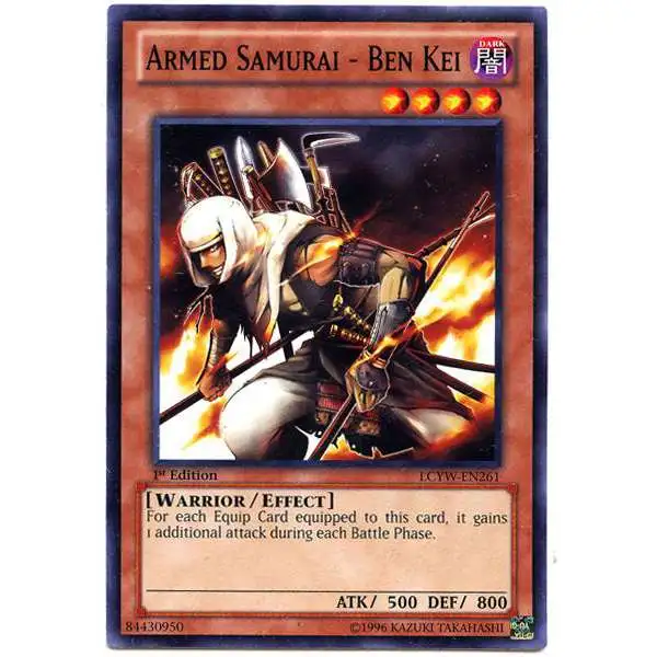YuGiOh Trading Card Game Legendary Collection 3 Common Armed Samurai - Ben Kei LCYW-EN261
