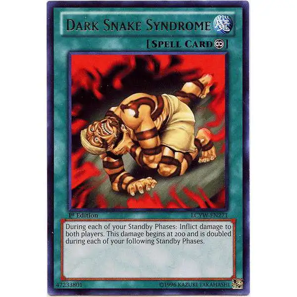 YuGiOh Trading Card Game Legendary Collection 3 Rare Dark Snake Syndrome LCYW-EN271