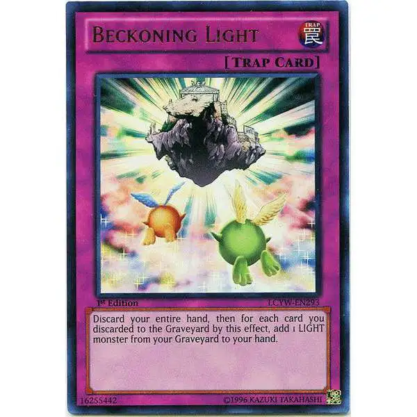 YuGiOh Trading Card Game Legendary Collection 3 Ultra Rare Beckoning Light LCYW-EN293