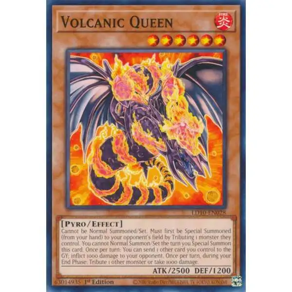 YuGiOh Trading Card Game Legendary Duelists Soulburning Volcano